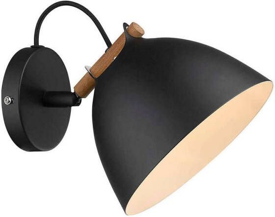 Halo Design Wandlamp 'ÅRHUS' Ø18cm kleur Zwart