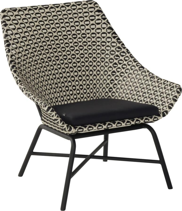 Hartman Loungestoel Delphine Zwart