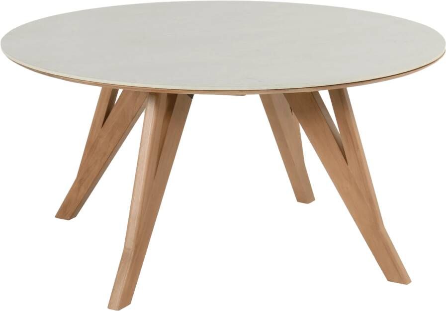 Hartman Ronde Tuintafel Coco Keramiek en Teakhout 150cm