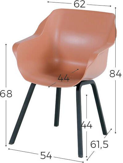 Hartman tuinmeubelen Hartman Sophie Element dining tuinstoel Laagste prijsgarantie! - Foto 5