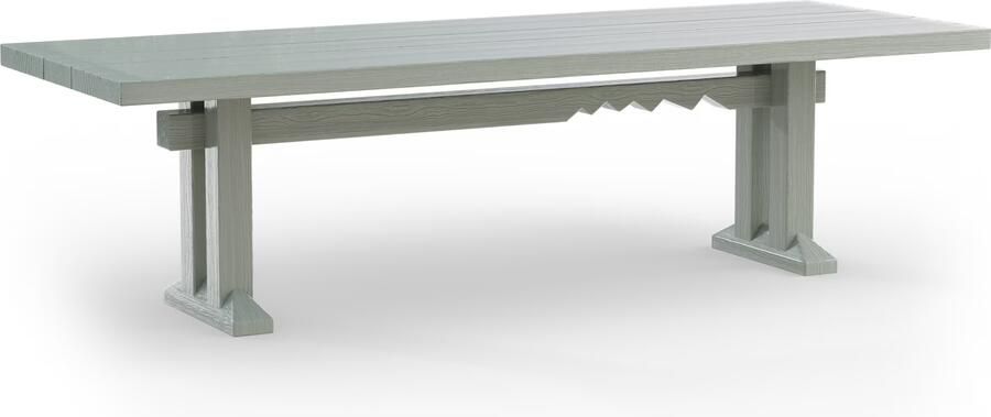 HKLIVING Eettafel Forma Sungkai hout 280 x 100cm Smoke High Gloss