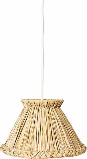 HKLIVING Hanglamp Raffia Ø26cm Naturel