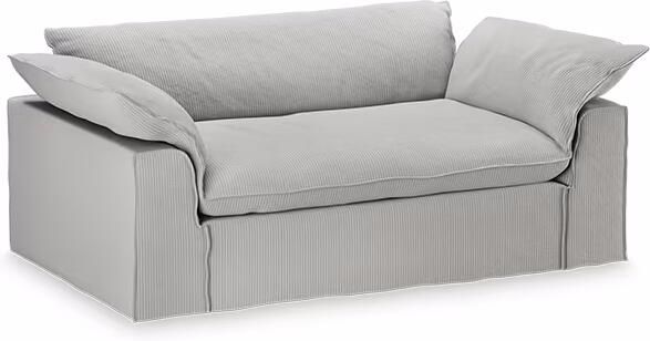 HKLIVING Hoes voor Bank Nomad 204cm Corduroy Rib Crème