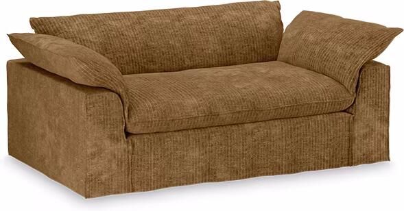 HKLIVING 2-zits Bank Nomad 204cm Corduroy velvet Aged Gold
