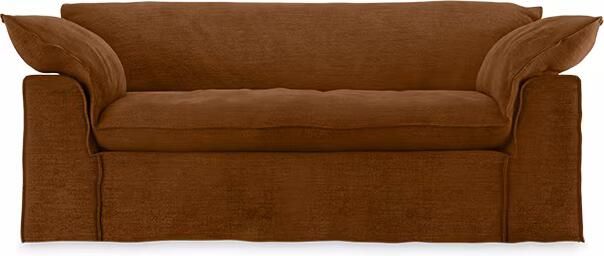 HKLIVING Hoes voor Bank Nomad 204cm Velvet Caramel