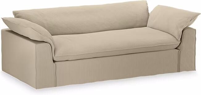 HKLIVING Hoes voor Bank Nomad 244cm Corduroy rib Hay