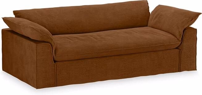 HKLIVING Hoes voor Bank Nomad 244cm Royal Velvet Caramel