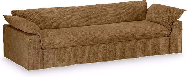 HKLIVING Hoes voor Bank Nomad 305cm Corduroy Velvet Aged Gold