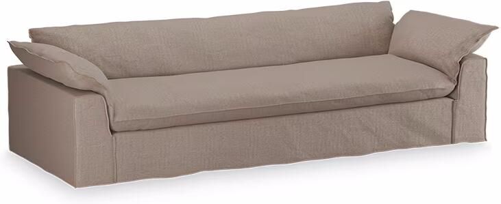 HKLIVING Hoes voor Bank Nomad 305cm Pure stof Earth