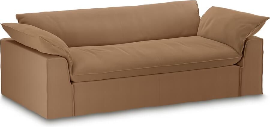 HKLIVING Hoes voor Bank Nomad Corduroy Rib 244cm Bruin