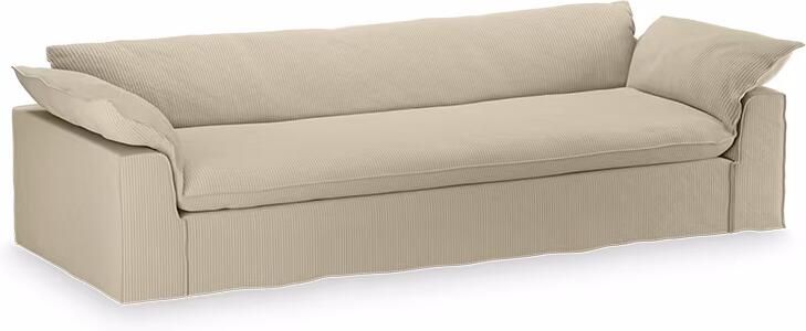 HKLIVING Hoes voor Bank Nomad Corduroy Rib 305cm Hay