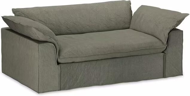 HKLIVING Hoes voor Bank Nomad Linnen 204cm Army Green