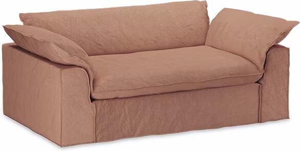 HKLIVING Hoes voor Bank Nomad Linnen 204cm Dusty Rose