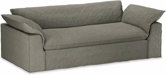 HKLIVING Hoes voor Bank Nomad Linnen 244cm Army Green