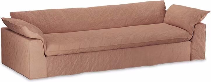 HKLIVING Hoes voor Bank Nomad Linnen 305cm Dusty Rose