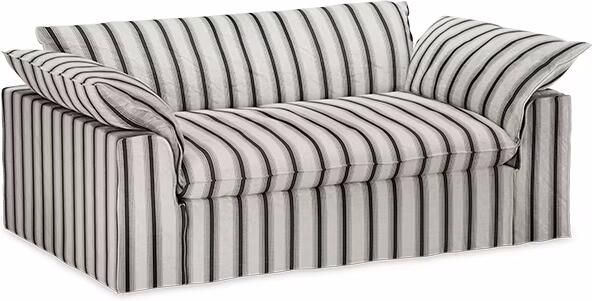 HKLIVING Hoes voor Bank Nomad Rocco stof 204cm Chalkstripe
