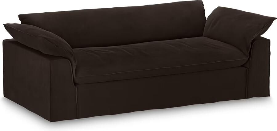 HKLIVING Hoes voor Bank Nomad Royal Velvet 244cm Espresso