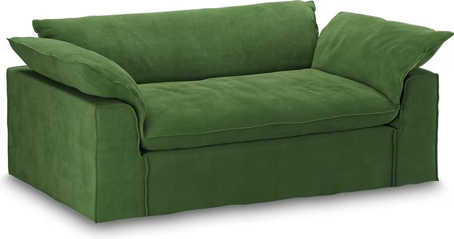 HKLIVING Hoes voor Bank Nomad Velvet 204cm Groen