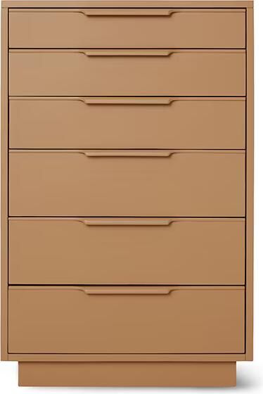HKLIVING Ladekast Chest Met 6 lades Camel
