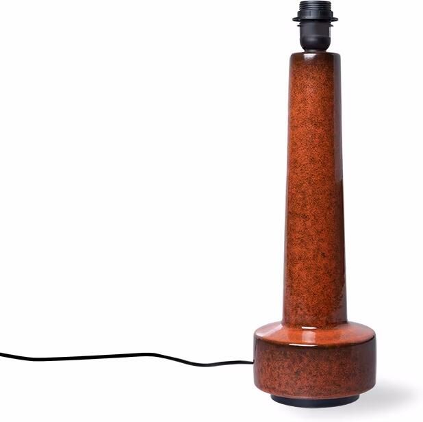 HKLIVING Lampvoet Retro 48cm Rood (excl. kap)