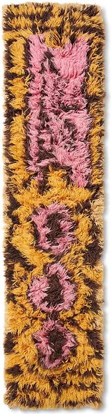 HKLIVING Loper Fluffy Wol 80 x 360cm South Beach