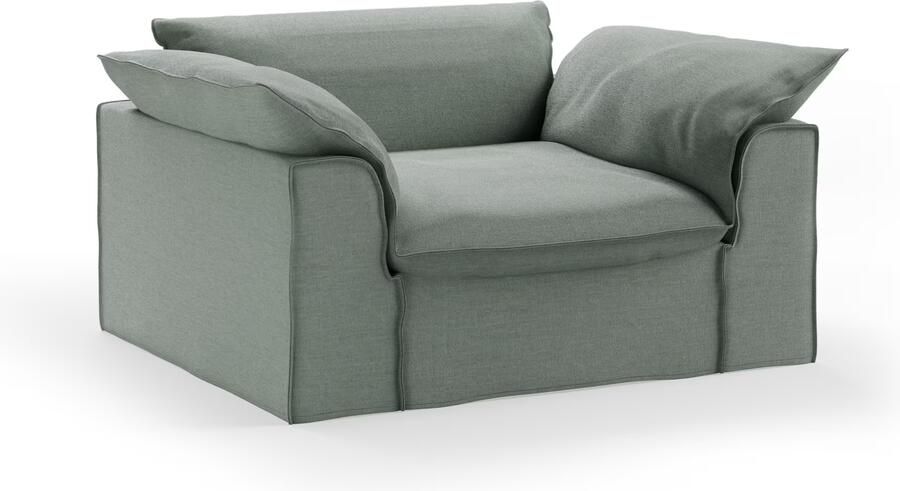 HKLIVING Loveseat Nomad Dallas stof 139cm Breeze