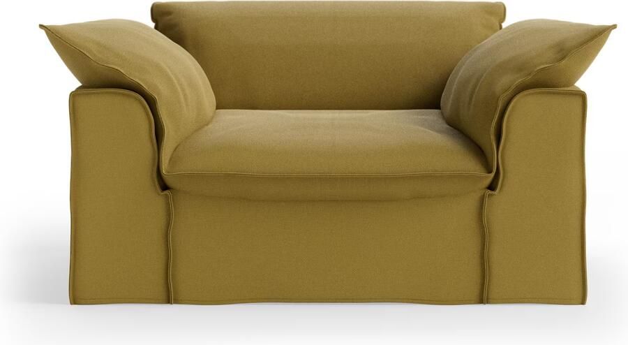 HKLIVING Loveseat Nomad Linnen Burnt Ochre