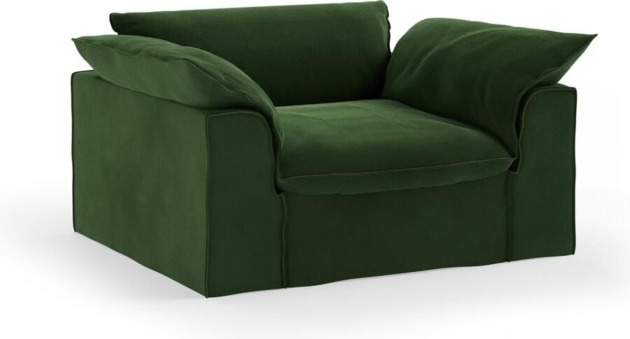HKLIVING Loveseat Nomad Velvet 139cm Groen