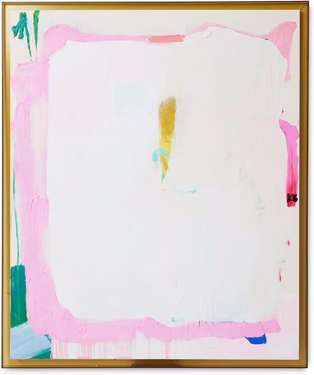 HKLIVING Schilderij White sands 152 x 127cm Meerkleurig