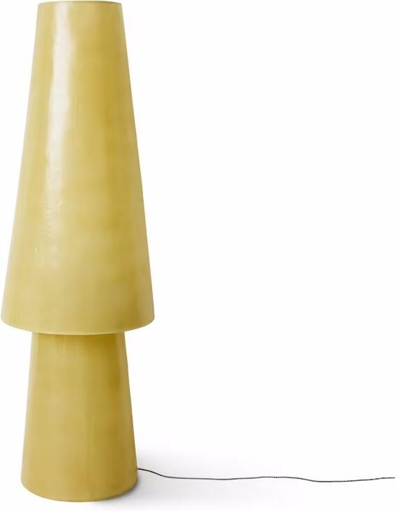 HKLIVING Vloerlamp Glassfiber 160cm Zachtgroen