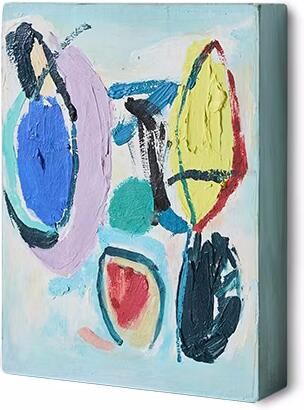 HKLIVING Wandobject Creative Zone 26 x 19cm Meerkleurig
