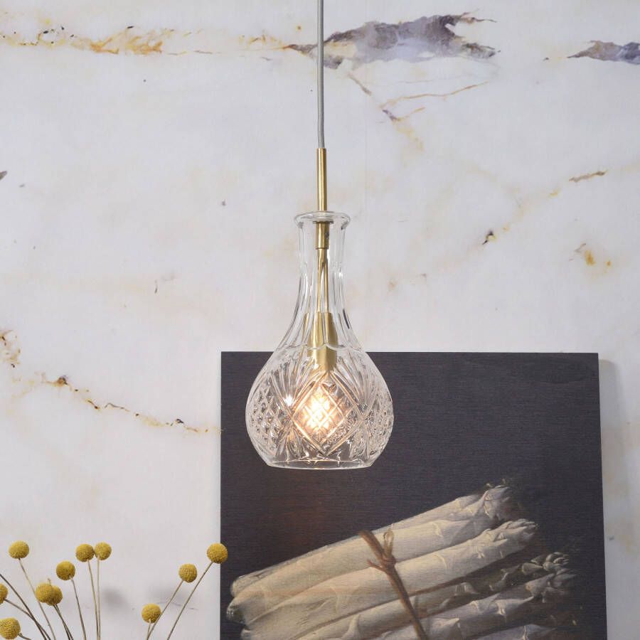 it&apos;s about RoMi its about RoMi Hanglamp Brussels Druppel Glas Goud