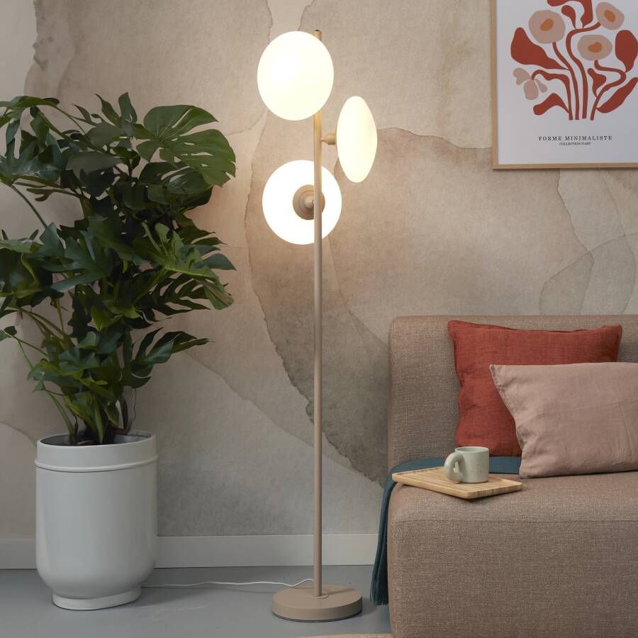 it&apos;s about RoMi its about RoMi Vloerlamp Sapporo 3-lamps 161cm Bruin