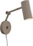 It's about RoMi Wandlamp Montreux Grijs 10.5x21.5x18cm - Thumbnail 2