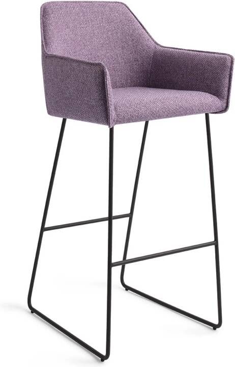 Jesper Home Eetkamerstoel Hofu Barkruk Violet Daisy Slide Black (H)