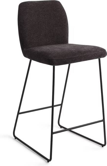 Jesper Home Barkruk Ikata Slide Black Almost Black (zithoogte 65cm)