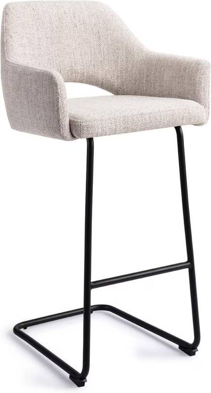 Jesper Home Barkruk Yanai Arch Black Pigeon (zithoogte 75cm)