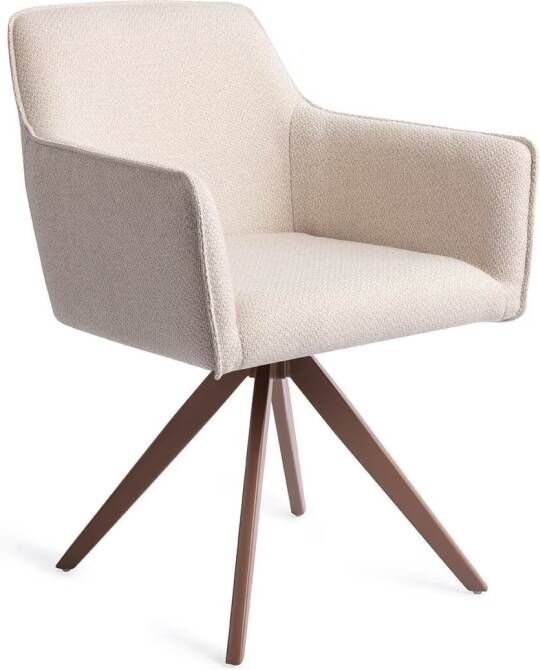 Jesper Home Draaibare Eetkamerstoel Hofu Turn Brown Enoki