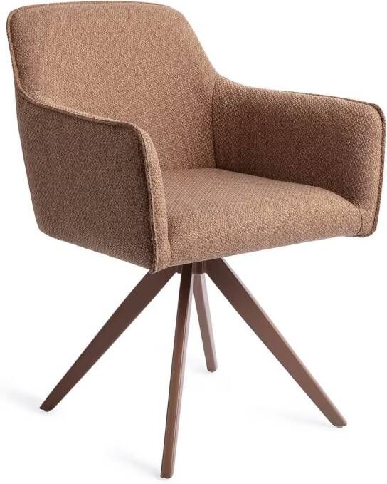 Jesper Home Draaibare Eetkamerstoel Hofu Turn Brown French Toast