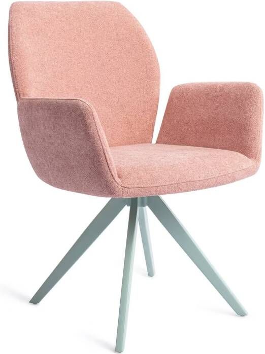 Jesper Home Draaibare Eetkamerstoel Misaki Turn Mint Anemone