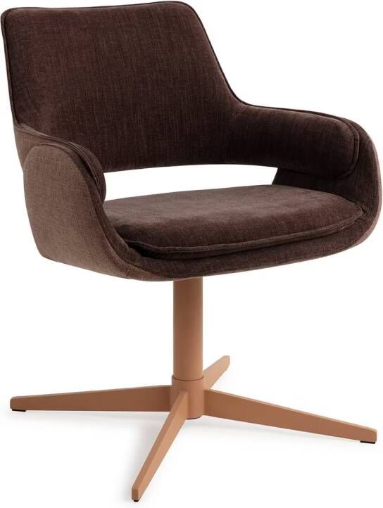 Jesper Home Draaifauteuil Oketo Chestnut Chase