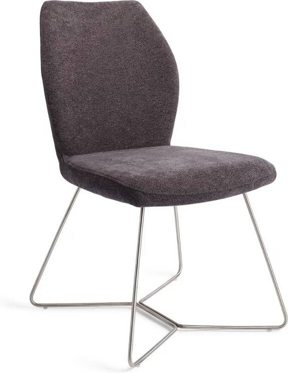 Jesper Home Eetkamerstoel Ikata Beehive Steel Almost Black