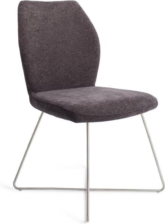 Jesper Home Eetkamerstoel Ikata Cross Steel Almost Black