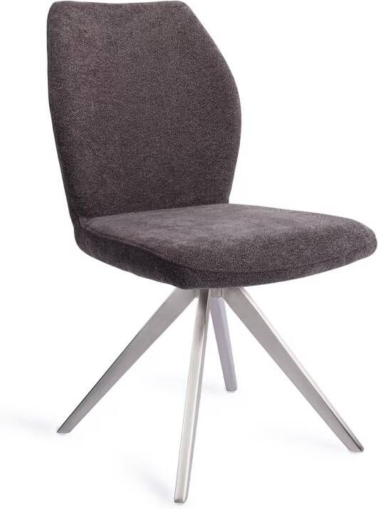 Jesper Home Eetkamerstoel Ikata Turn Steel Draaibaar Almost Black