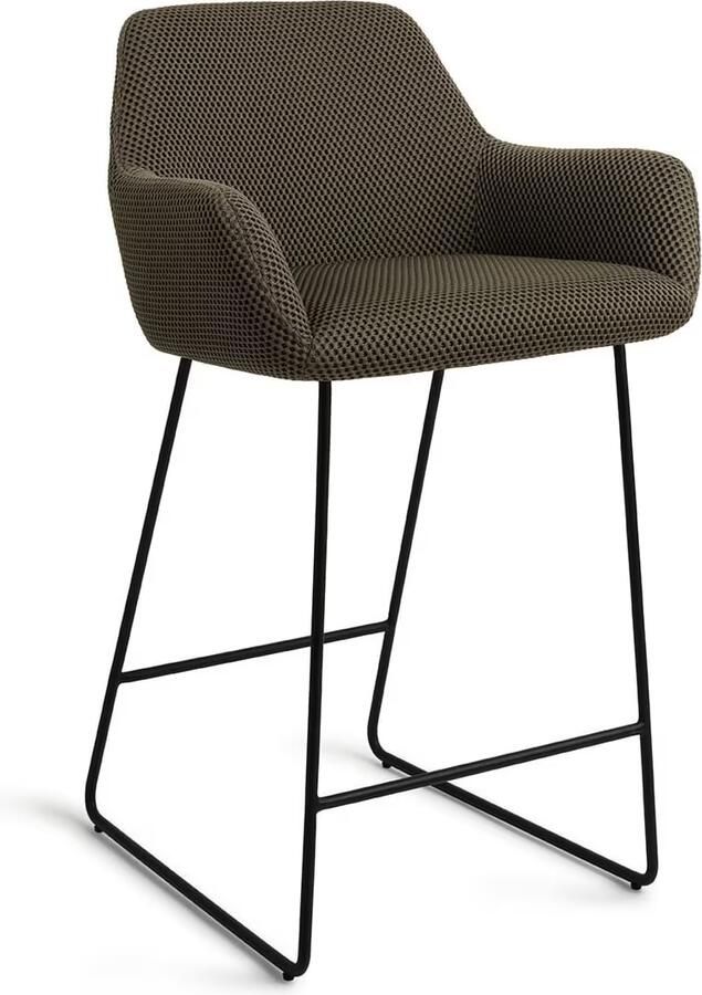 Jesper Home Barkruk Hiroo Slide Black Jungle Jewel (zithoogte 65cm)