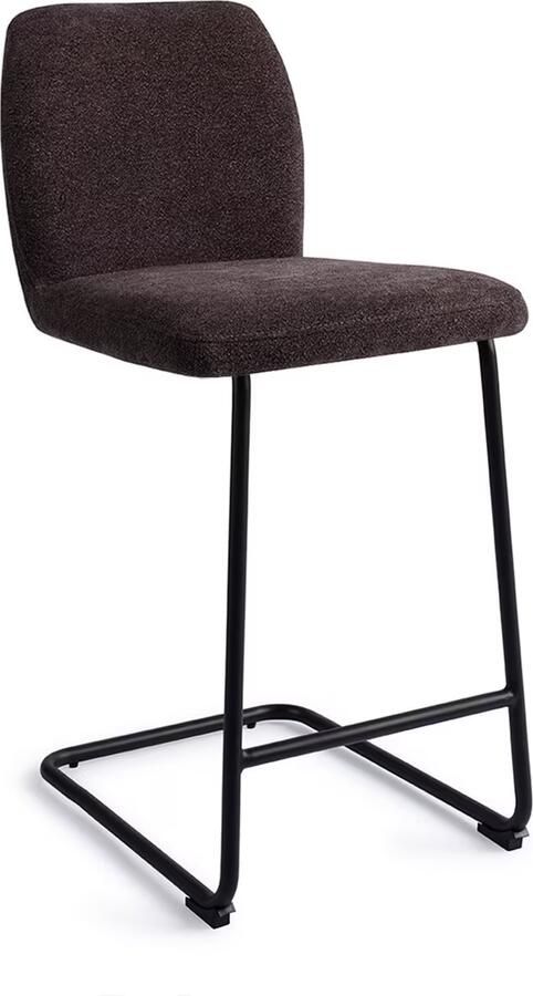 Jesper Home Barkruk Ikata Arch Black Almost Black (zithoogte 65cm)