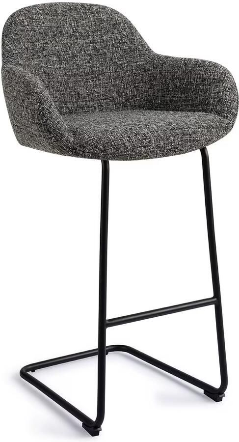 Jesper Home Barkruk Kushi Arch Black Skyfall (zithoogte 78cm)