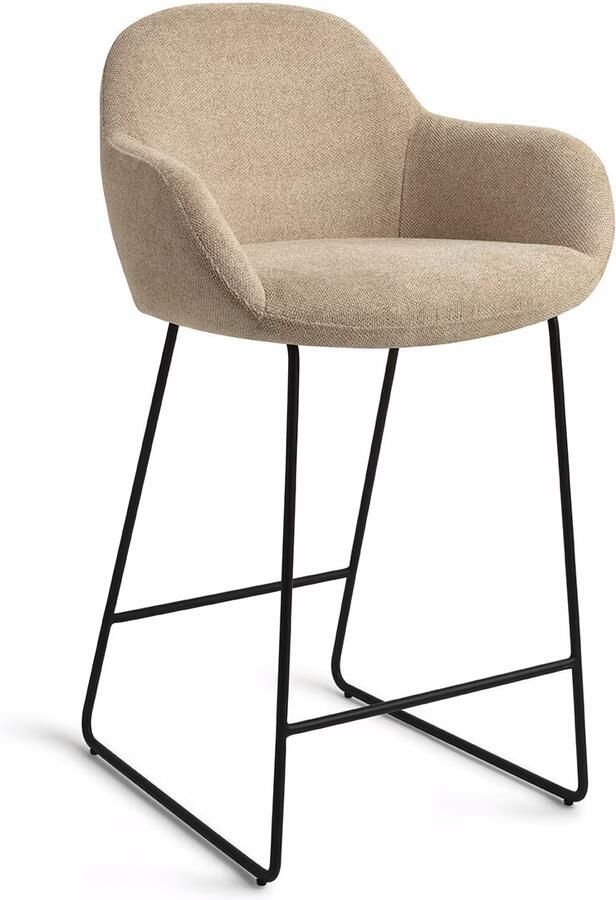 Jesper Home Barkruk Kushi Slide Black Desert Dunes (zithoogte 67cm)