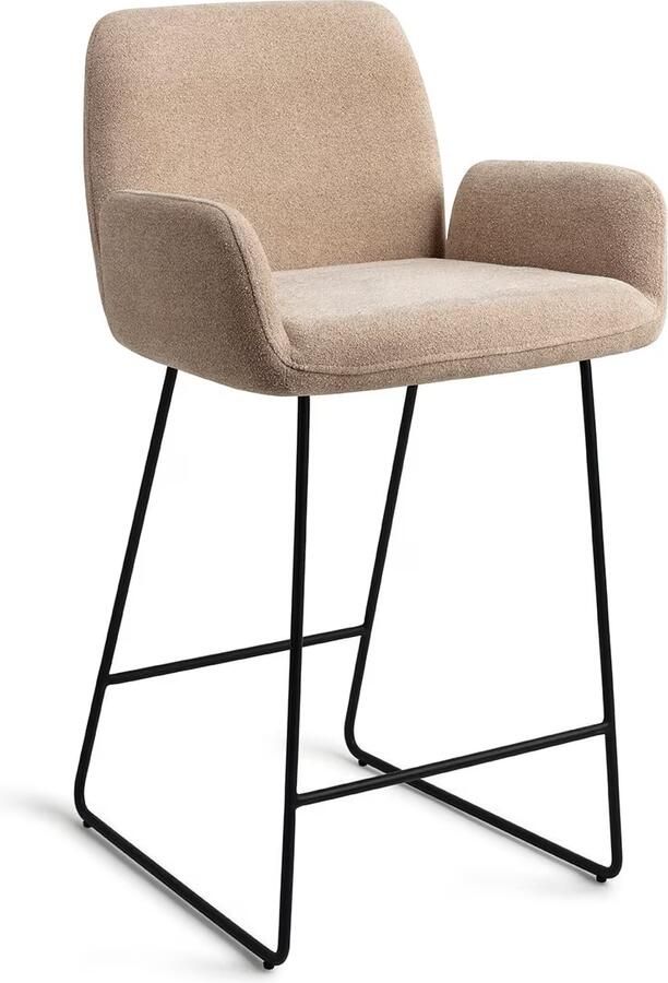 Jesper Home Barkruk Misaki Slide Black Funky Fudge (zithoogte 65cm)