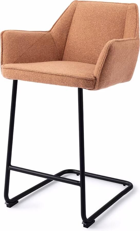 Jesper Home Barkruk Tome Arch Black Cinnamon Bun (zithoogte 67cm)